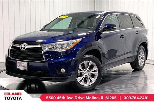 Nautical Blue M 2015 Toyota Highlander XLE