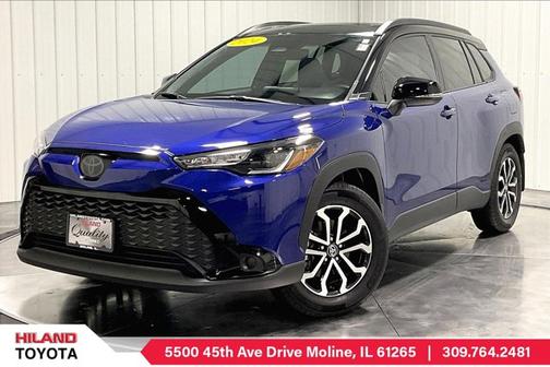 Blue Crush Meta 2024 Toyota Corolla Cross Hybrid SE
