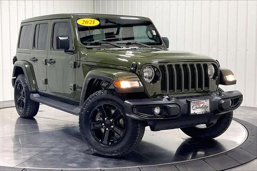 Sarge Green Clearcoat 2021 Jeep Wrangler Unlimited Sahara