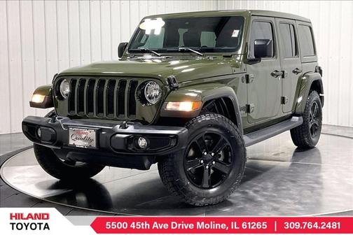 Sarge Green Clearcoat 2021 Jeep Wrangler Unlimited Sahara