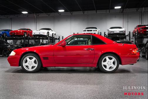 Imperial Red 1995 Mercedes-Benz SL-Class Convertible