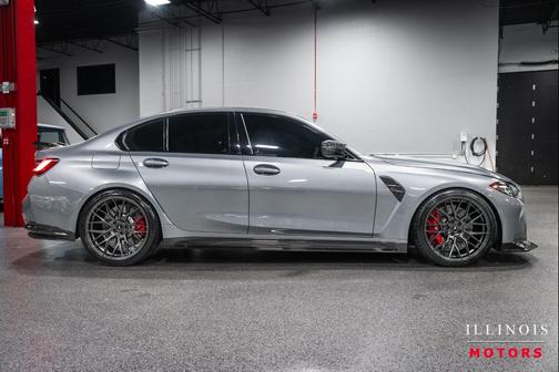 Skyscraper Gray Metallic 2024 BMW M3 Competition xDrive