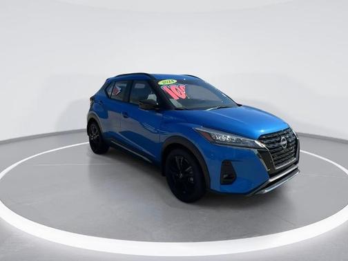 Electric Blue Metallic 2024 Nissan Kicks SR