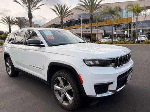 Bright White Clearcoat 2021 Jeep Grand Cherokee L Limited