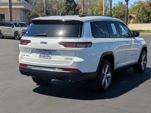 Bright White Clearcoat 2021 Jeep Grand Cherokee L Limited