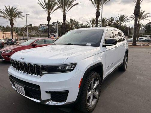 Bright White Clearcoat 2021 Jeep Grand Cherokee L Limited