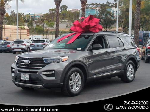 Gray Metallic 2022 Ford Explorer XLT