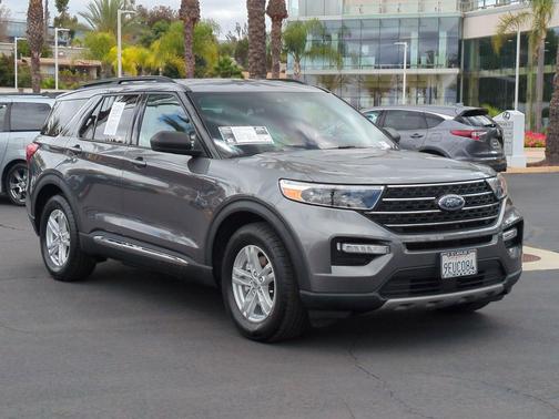 Gray Metallic 2022 Ford Explorer XLT