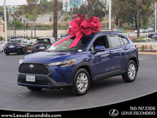 Blue Crush Metallic 2024 Toyota Corolla Cross LE