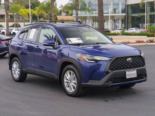 Blue Crush Metallic 2024 Toyota Corolla Cross LE