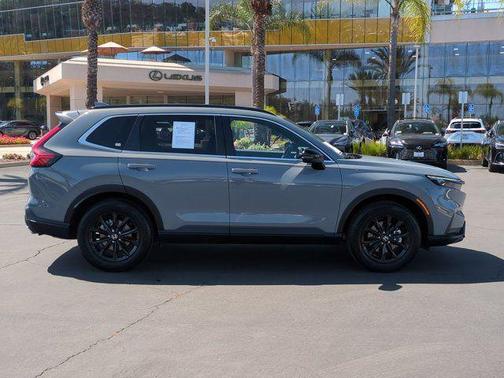 Gray 2024 Honda CR-V Hybrid Sport AWD