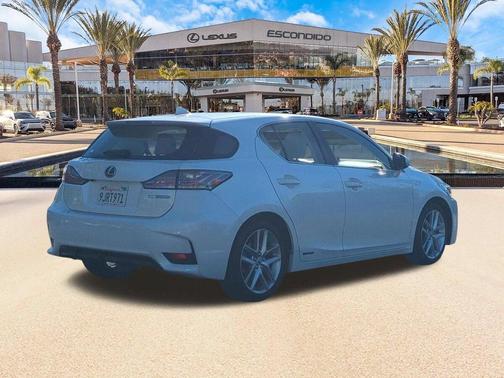 White 2017 Lexus CT 200h Base