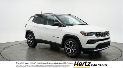Bright White Clearcoat 2025 Jeep Compass Limited