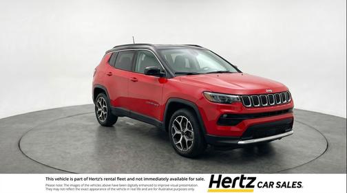 Red Hot Pearlcoat 2025 Jeep Compass Limited