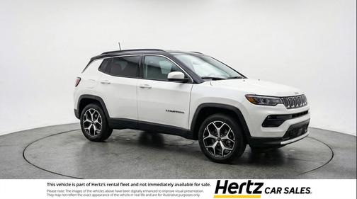 Bright White Clearcoat 2025 Jeep Compass Limited