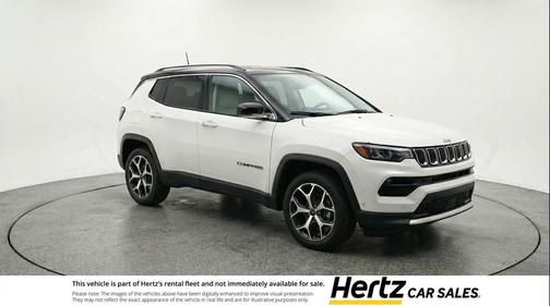 Bright White Clearcoat 2025 Jeep Compass Limited