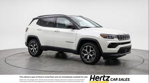 Bright White Clearcoat 2025 Jeep Compass Limited