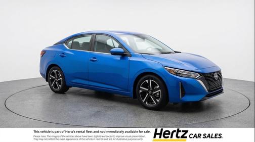 Electric Blue Metallic 2025 Nissan Sentra SV