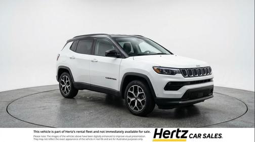 Bright White Clearcoat 2025 Jeep Compass Limited