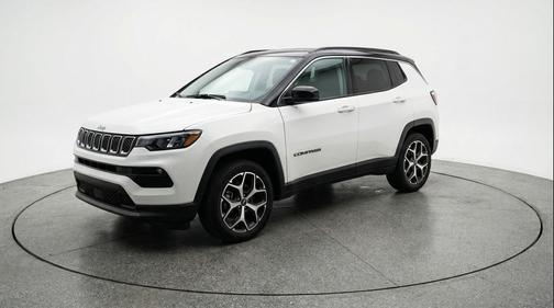 Bright White Clearcoat 2025 Jeep Compass Limited