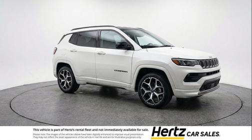 Bright White Clearcoat 2025 Jeep Compass Limited