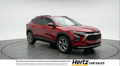 Crimson Metallic 2025 Chevrolet Trax LT