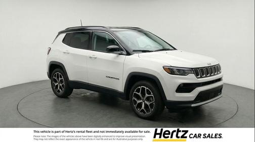 Bright White Clearcoat 2025 Jeep Compass Limited