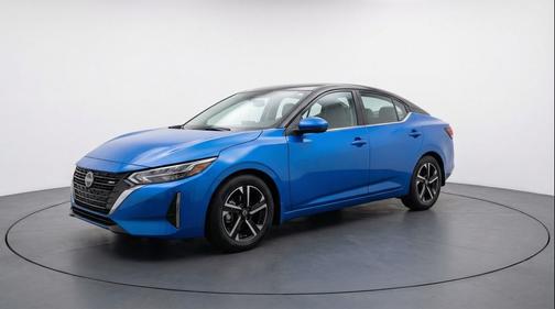 Electric Blue Metallic 2025 Nissan Sentra SV