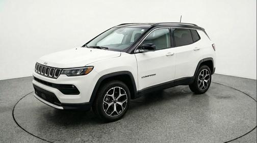 Bright White Clearcoat 2025 Jeep Compass Limited