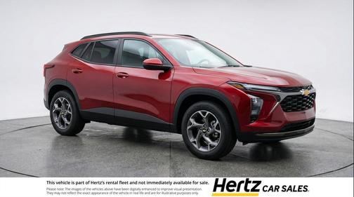 Crimson Metallic 2025 Chevrolet Trax LT