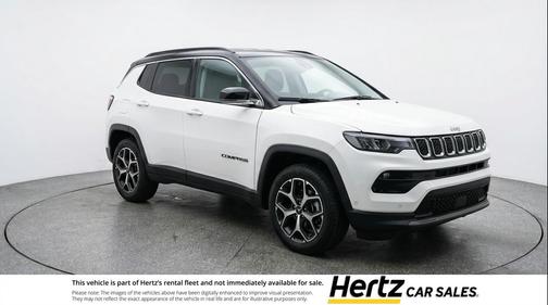 Bright White Clearcoat 2025 Jeep Compass Limited