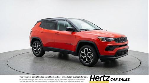 Red Hot Pearlcoat 2025 Jeep Compass Limited