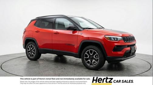 Red Hot Pearlcoat 2025 Jeep Compass Trailhawk