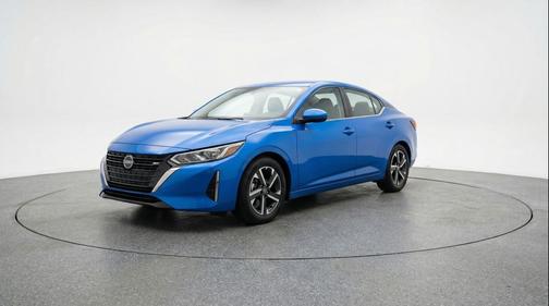 Electric Blue Metallic 2025 Nissan Sentra SV