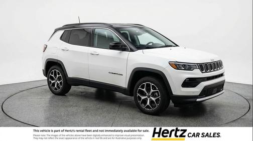 Bright White Clearcoat 2025 Jeep Compass Limited
