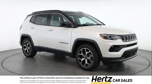 Bright White Clearcoat 2025 Jeep Compass Limited