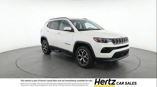 Bright White Clearcoat 2025 Jeep Compass Limited