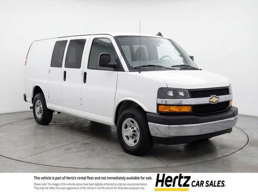 Summit White 2024 Chevrolet Express 3500 RWD 3500 Extended Wheelbase LT