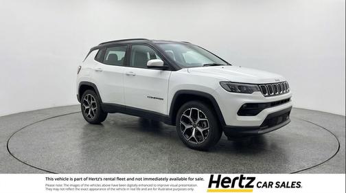 Bright White Clearcoat 2025 Jeep Compass Limited