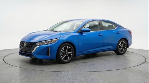 Electric Blue Metallic 2025 Nissan Sentra SV