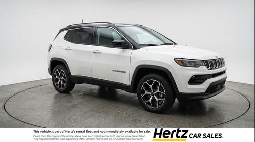 Bright White Clearcoat 2025 Jeep Compass Limited