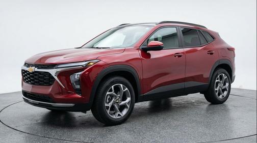 Crimson Metallic 2025 Chevrolet Trax LT