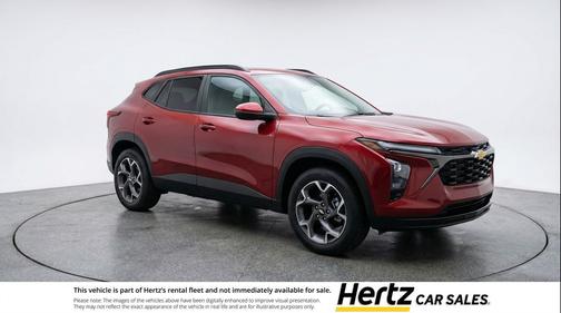 Crimson Metallic 2025 Chevrolet Trax LT