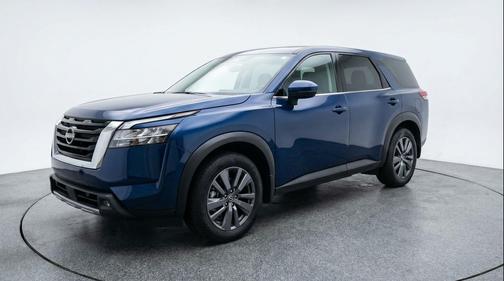 Deep Ocean Blue Pearl 2025 Nissan Pathfinder SV 4WD