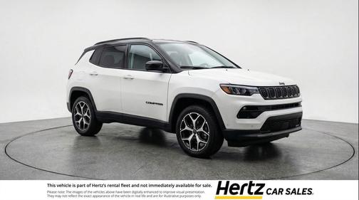 Bright White Clearcoat 2025 Jeep Compass Limited