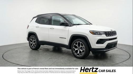 Bright White Clearcoat 2025 Jeep Compass Limited