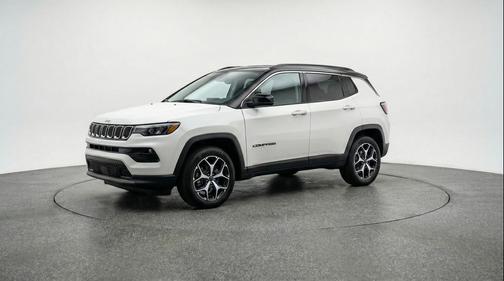 Bright White Clearcoat 2025 Jeep Compass Limited