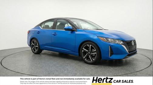 Electric Blue Metallic 2025 Nissan Sentra SV