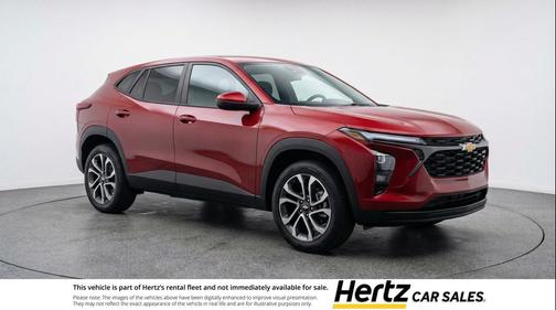 Crimson Metallic 2025 Chevrolet Trax LT