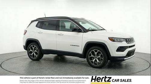 Bright White Clearcoat 2025 Jeep Compass Limited